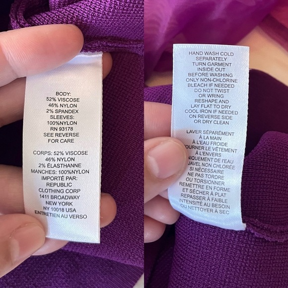 House of Harlow 1960 x Revolve Purple Puff Sleeve Top S - Picture 11 of 12